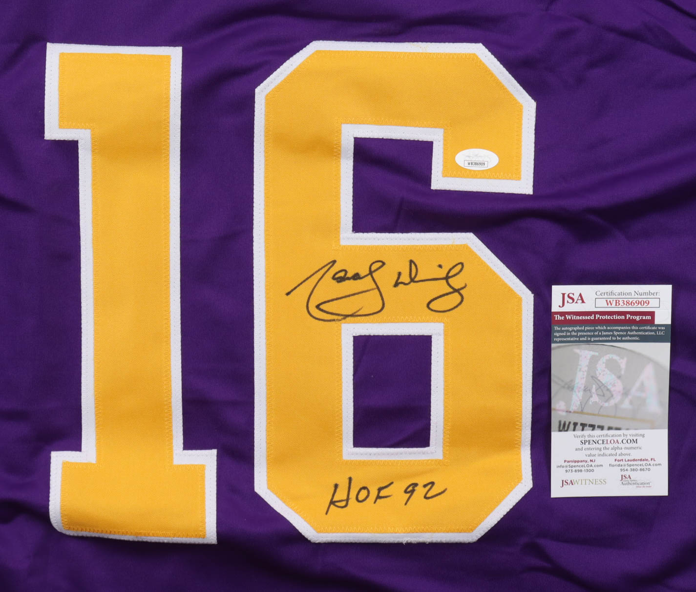 Marcel Dionne Signed Jersey Inscribed "HOF 92" (JSA) at PristineAuction.com Marcel Dionne Signed Jersey Inscribed "HOF 92" (JSA) at PristineAuction.com