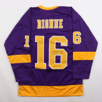 Marcel Dionne Signed Jersey Inscribed "HOF 92" (JSA) at PristineAuction.com
