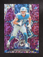 Aidan Hutchinson 2022 Panini Mosaic Mosaic No Huddle Purple #320 #40/50 RC at PristineAuction.com