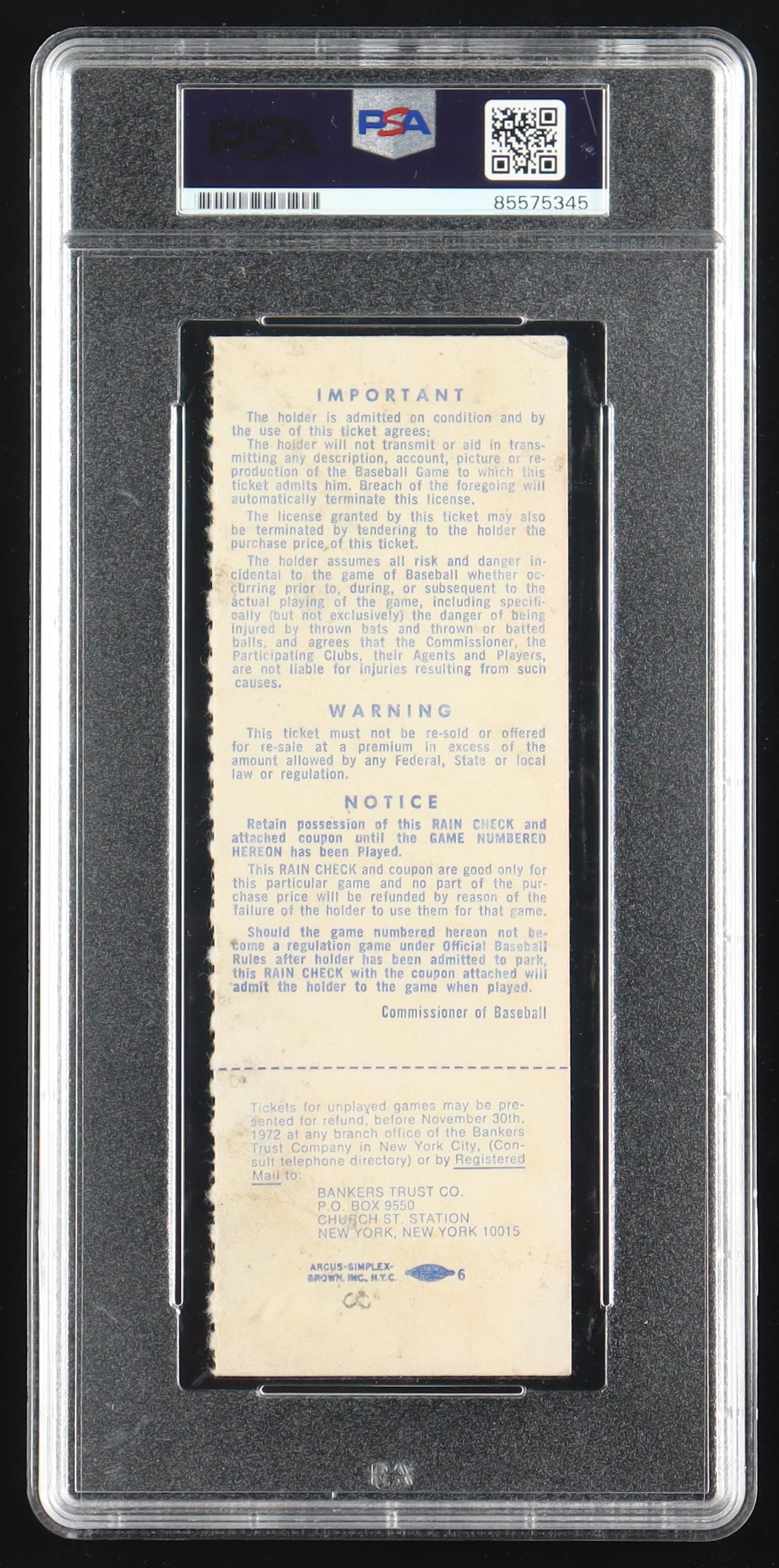Nolan Ryan Signed 1972 World Series Game Ticket (PSA Auto 10) at PristineAuction.com Nolan Ryan Signed 1972 World Series Game Ticket (PSA Auto 10) at PristineAuction.com