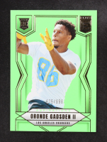Oronde Gadsden II 2025 Elite Aspirations Lime Green #159 #605/999 RC at PristineAuction.com