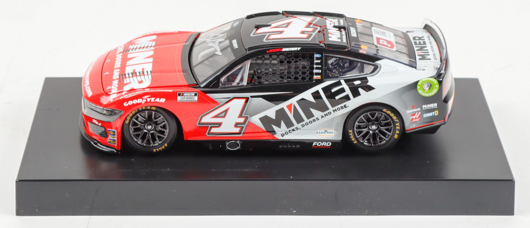 Josh Berry Signed 2024 #4 Miner Mustang | 1:24 Diecast Car (PA) at PristineAuction.com Josh Berry Signed 2024 #4 Miner Mustang | 1:24 Diecast Car (PA) at PristineAuction.com