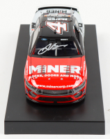 Josh Berry Signed 2024 #4 Miner Mustang | 1:24 Diecast Car (PA) at PristineAuction.com