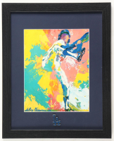 LeRoy Neiman "Fernando Valenzuela" Custom Framed Art Print Display With Dodgers Logo Pin at PristineAuction.com