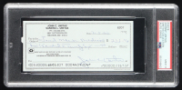 Johnny Unitas Signed 2000 Mercantile-Safe Deposit & Trust Company Personal Check (PSA Auto 9) at PristineAuction.com
