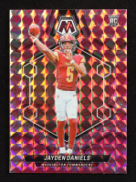 Jayden Daniels 2024 Panini Mosaic Prizm Pink Camo #302 RC at PristineAuction.com