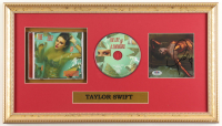 Taylor Swift Signed Custom Framed "The Life of a Showgirl" CD Album Insert Display With Disc Case (PSA) at PristineAuction.com