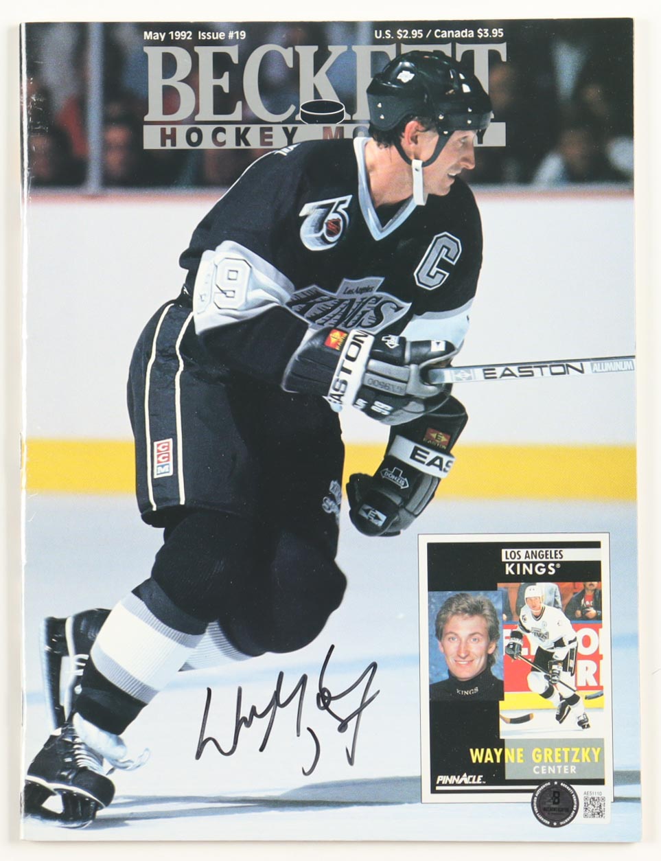 Wayne Gretzky Signed 1992 Beckett Hockey Monthly (Beckett) at PristineAuction.com Wayne Gretzky Signed 1992 Beckett Hockey Monthly (Beckett) at PristineAuction.com
