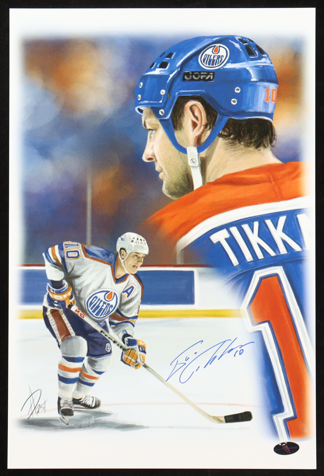 Esa Tikkanen Signed Oilers 12x18 Numbered Lithograph (SportAuthentix) at PristineAuction.com Esa Tikkanen Signed Oilers 12x18 Numbered Lithograph (SportAuthentix) at PristineAuction.com