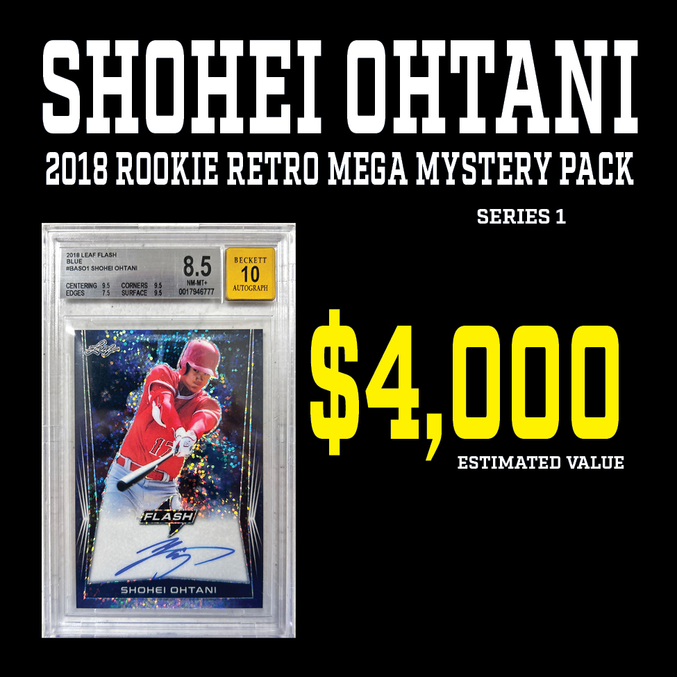 Break King ""SHOHEI OHTANI 2018 ROOKIE RETRO"" MEGA Mystery Box / Pack Series 1 at PristineAuction.com Break King ""SHOHEI OHTANI 2018 ROOKIE RETRO"" MEGA Mystery Box / Pack Series 1 at PristineAuction.com