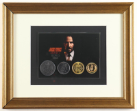 "John Wick: Chapter 4" Custom Framed Opening Night Booklet & (4) Coins Display at PristineAuction.com