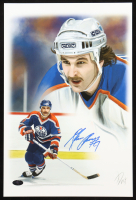 Glenn Anderson Signed Oilers  12x18 Numbered Lithograph (SportAuthentix) at PristineAuction.com