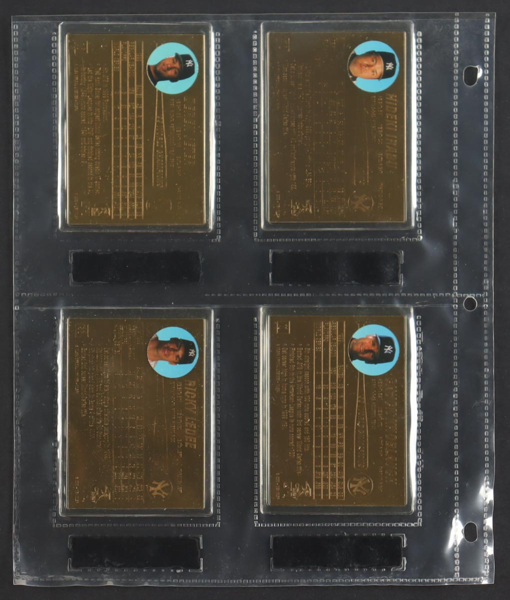 The Danbury Mint 22KT 1999 World Champions Baseball Complete Set of (32) Sports Cards in Commemorative Binder at PristineAuction.com The Danbury Mint 22KT 1999 World Champions Baseball Complete Set of (32) Sports Cards in Commemorative Binder at PristineAuction.com