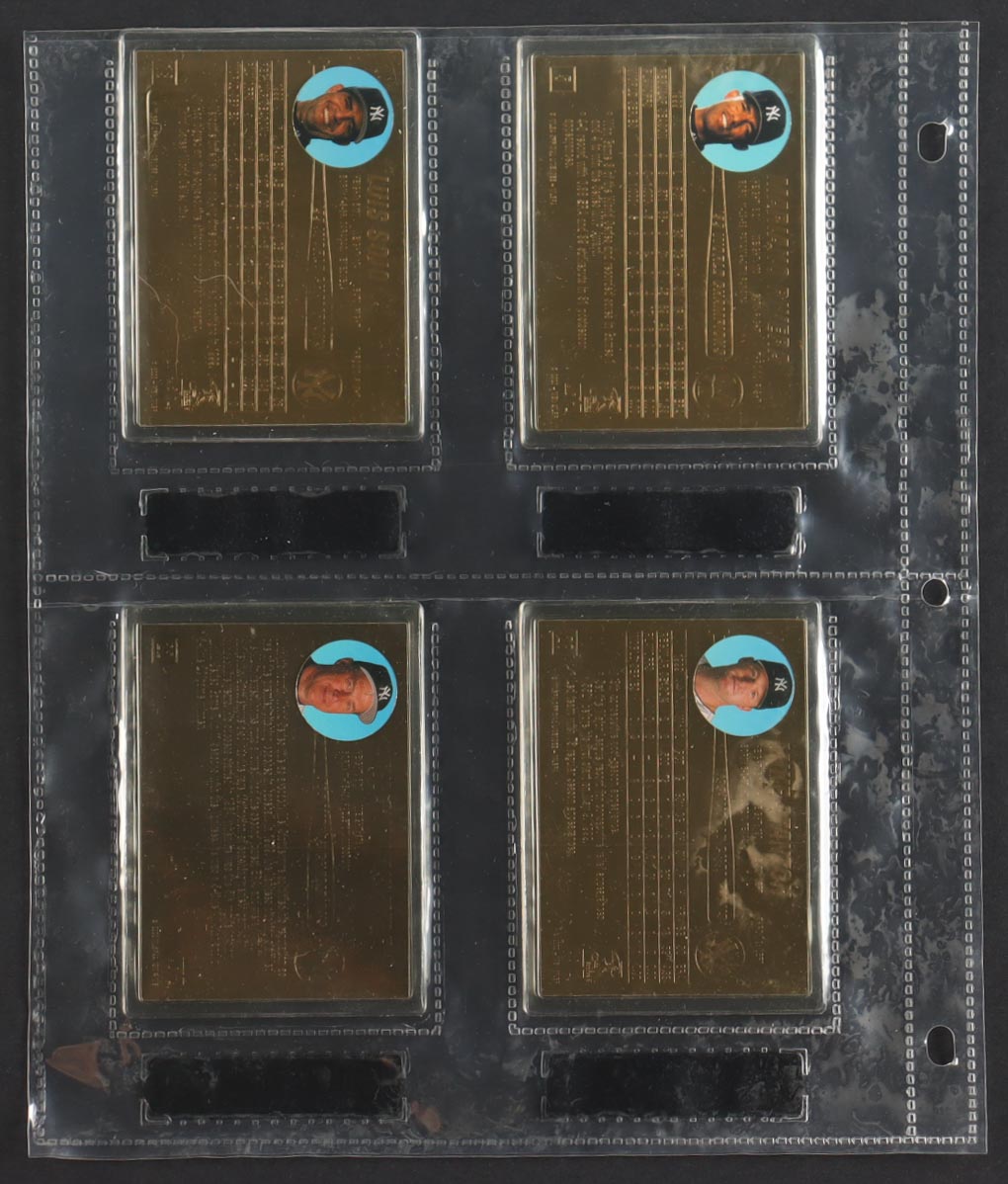 The Danbury Mint 22KT 1999 World Champions Baseball Complete Set of (32) Sports Cards in Commemorative Binder at PristineAuction.com The Danbury Mint 22KT 1999 World Champions Baseball Complete Set of (32) Sports Cards in Commemorative Binder at PristineAuction.com