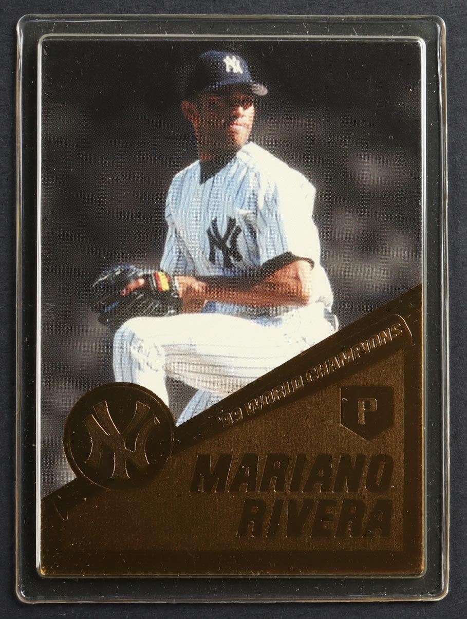 The Danbury Mint 22KT 1999 World Champions Baseball Complete Set of (32) Sports Cards in Commemorative Binder at PristineAuction.com The Danbury Mint 22KT 1999 World Champions Baseball Complete Set of (32) Sports Cards in Commemorative Binder at PristineAuction.com