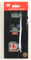 Boston Red Sox 2018 World Series Logo Pin Set at PristineAuction.com
