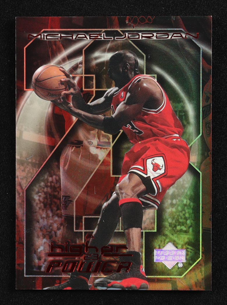 Michael Jordan 1999 Upper Deck Higher Power 23 Insert #MJ-10 at PristineAuction.com Michael Jordan 1999 Upper Deck Higher Power 23 Insert #MJ-10 at PristineAuction.com