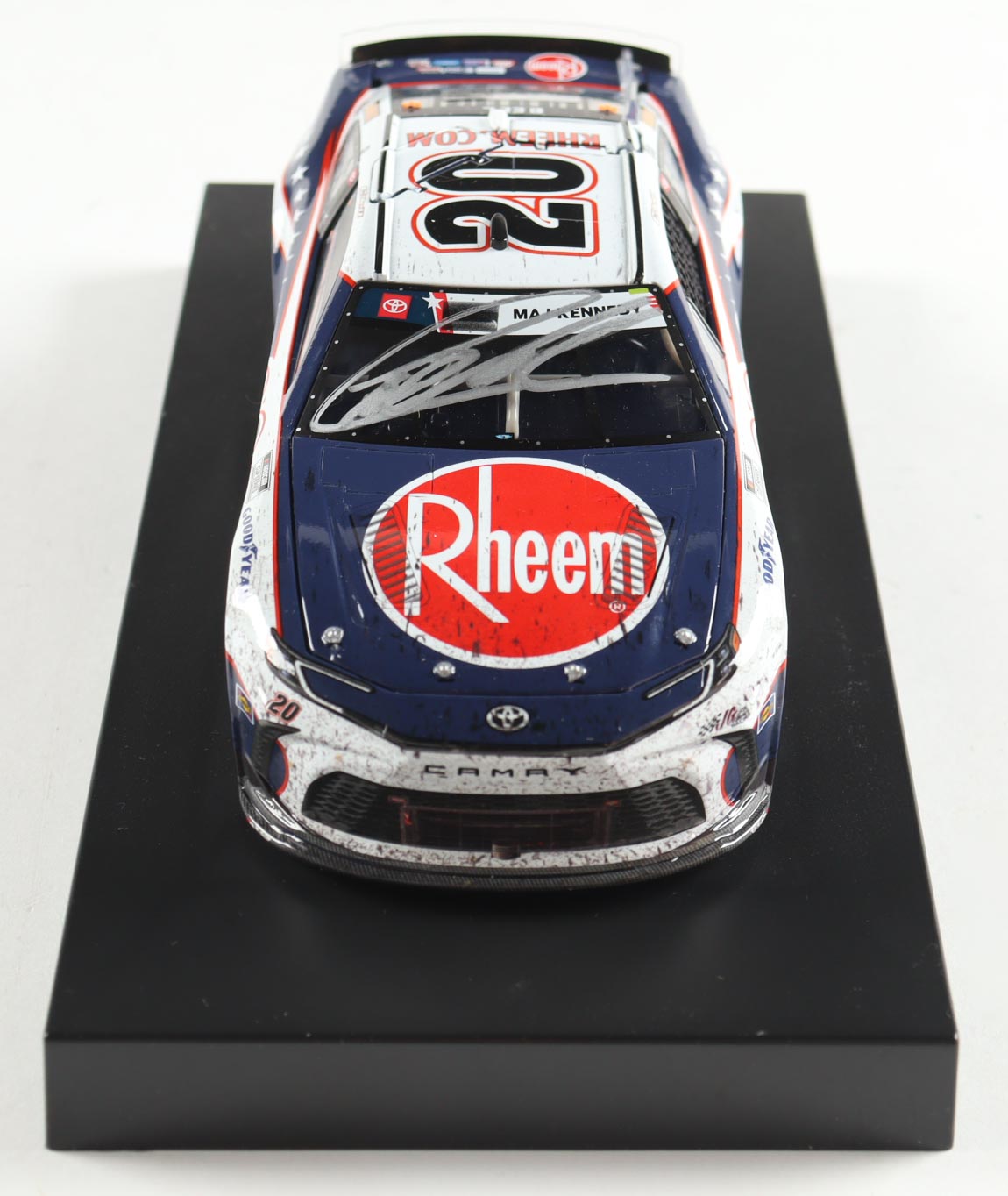 Christopher Bell Signed 2024 #20 Rheem Charlotte Win Camry | 1:24 Diecast Car (Bell COA) at PristineAuction.com Christopher Bell Signed 2024 #20 Rheem Charlotte Win Camry | 1:24 Diecast Car (Bell COA) at PristineAuction.com