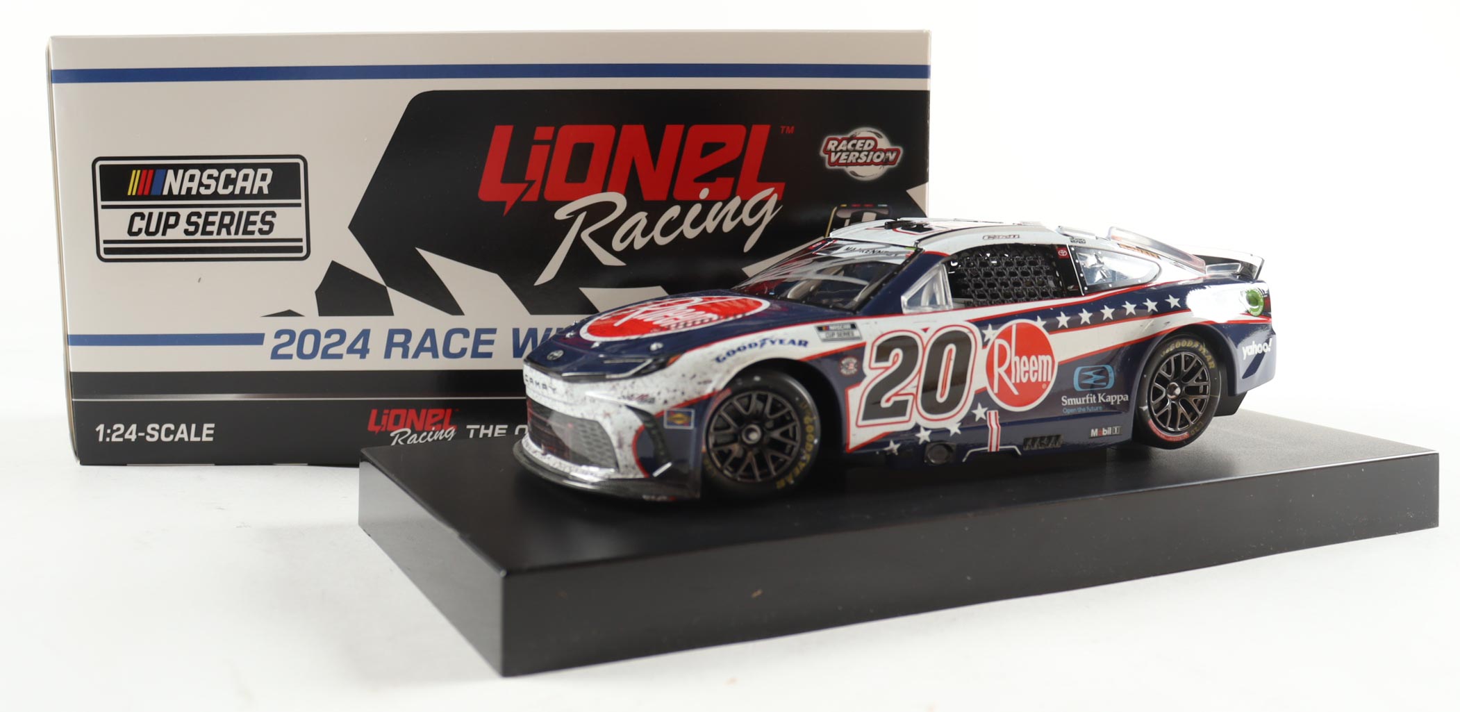 Christopher Bell Signed 2024 #20 Rheem Charlotte Win Camry | 1:24 Diecast Car (Bell COA) at PristineAuction.com Christopher Bell Signed 2024 #20 Rheem Charlotte Win Camry | 1:24 Diecast Car (Bell COA) at PristineAuction.com