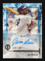 Jim Rice 2019 Topps Tribute Auto Blue #TA-JR #139/150 at PristineAuction.com