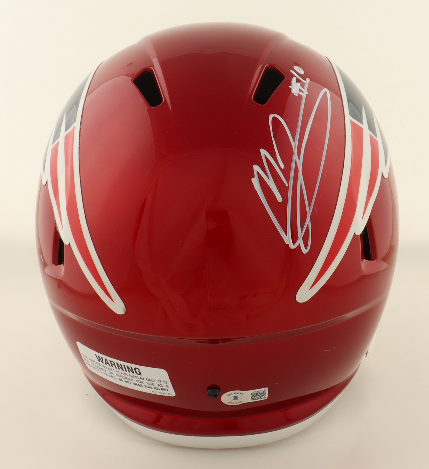 Mac Jones Signed Patriots Full-Size Flash Alternate Speed Helmet (Beckett) at PristineAuction.com Mac Jones Signed Patriots Full-Size Flash Alternate Speed Helmet (Beckett) at PristineAuction.com