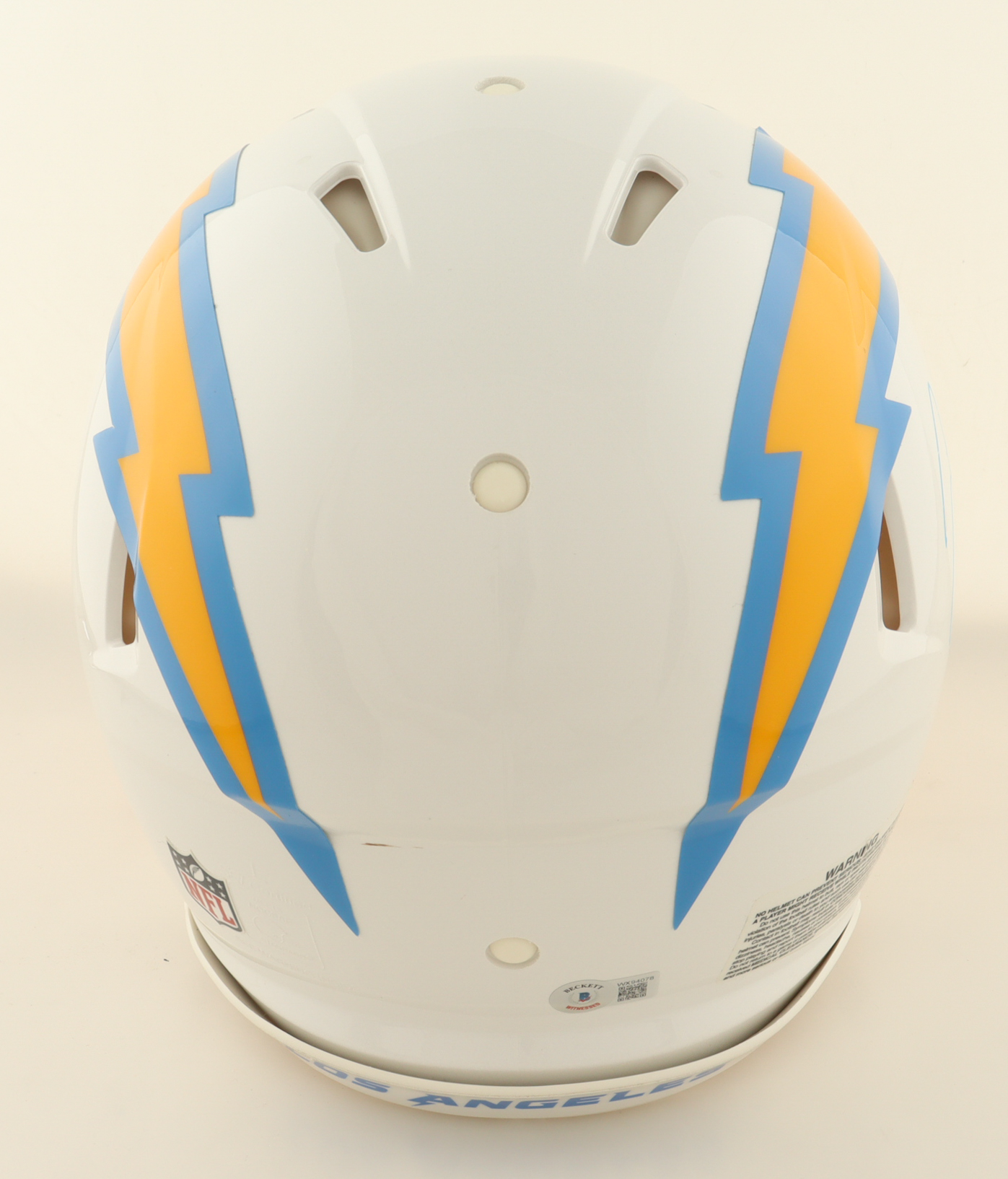 Justin Herbert Signed Chargers Full-Size Authentic On-Field Speed Helmet (Beckett) at PristineAuction.com Justin Herbert Signed Chargers Full-Size Authentic On-Field Speed Helmet (Beckett) at PristineAuction.com