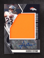 Audric Estime 2024 Panini Phoenix Rookie Silhouettes #20 #266/299 RC at PristineAuction.com