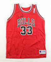 Scottie Pippen Signed Bulls Champion Authentic Youth Jersey (JSA) at PristineAuction.com