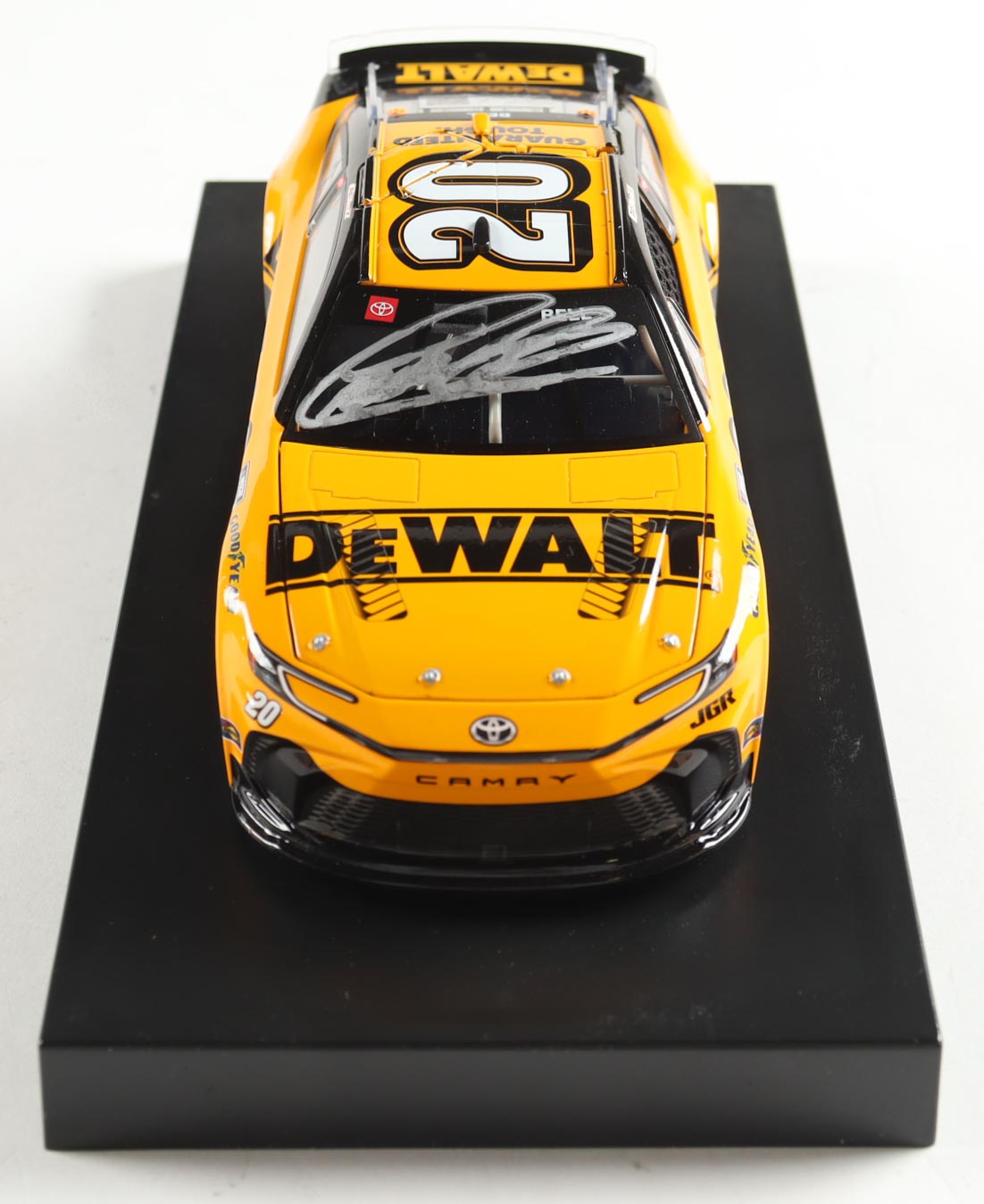 Christopher Bell Signed 2025 #20 DeWALT Camry | 1:24 Diecast Car (Bell COA) at PristineAuction.com Christopher Bell Signed 2025 #20 DeWALT Camry | 1:24 Diecast Car (Bell COA) at PristineAuction.com