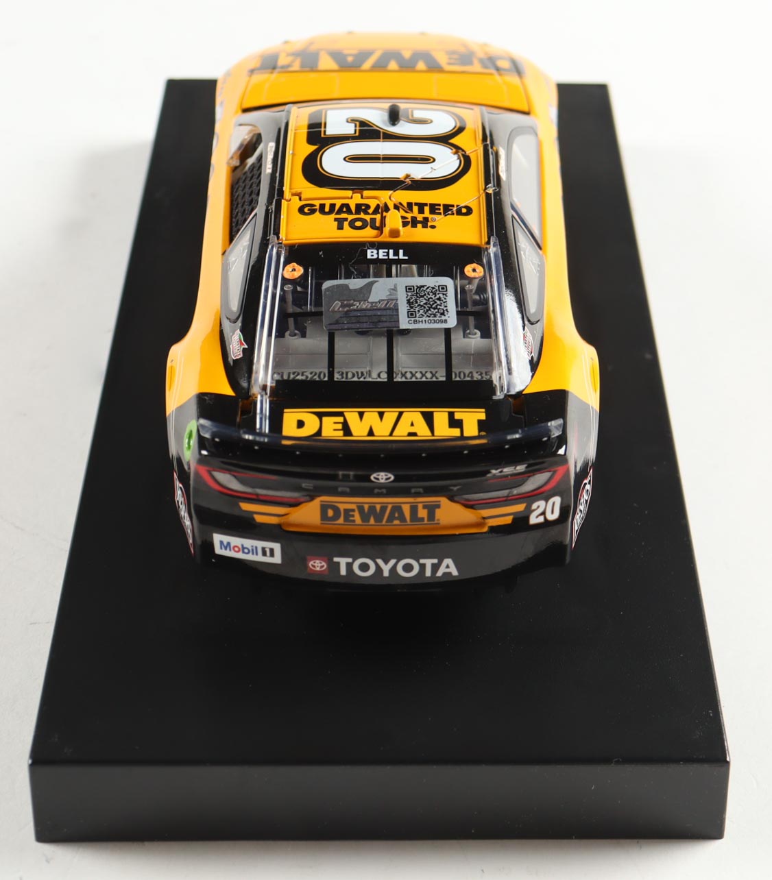 Christopher Bell Signed 2025 #20 DeWALT Camry | 1:24 Diecast Car (Bell COA) at PristineAuction.com Christopher Bell Signed 2025 #20 DeWALT Camry | 1:24 Diecast Car (Bell COA) at PristineAuction.com