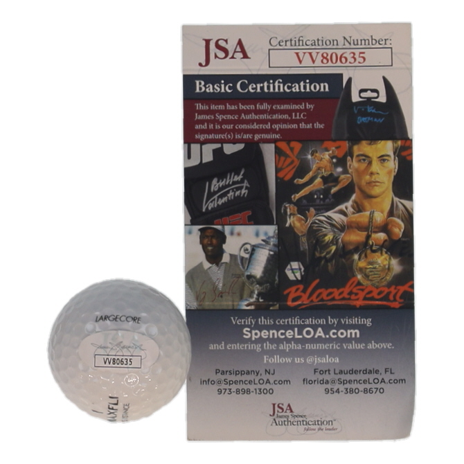 Billy Casper Signed Murfield Logo Golf Ball (JSA) at PristineAuction.com Billy Casper Signed Murfield Logo Golf Ball (JSA) at PristineAuction.com