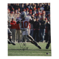 Troy Smith Signed Ohio State Buckeyes 16x20 Photo Inscribed "H.T. 06" (Beckett) at PristineAuction.com