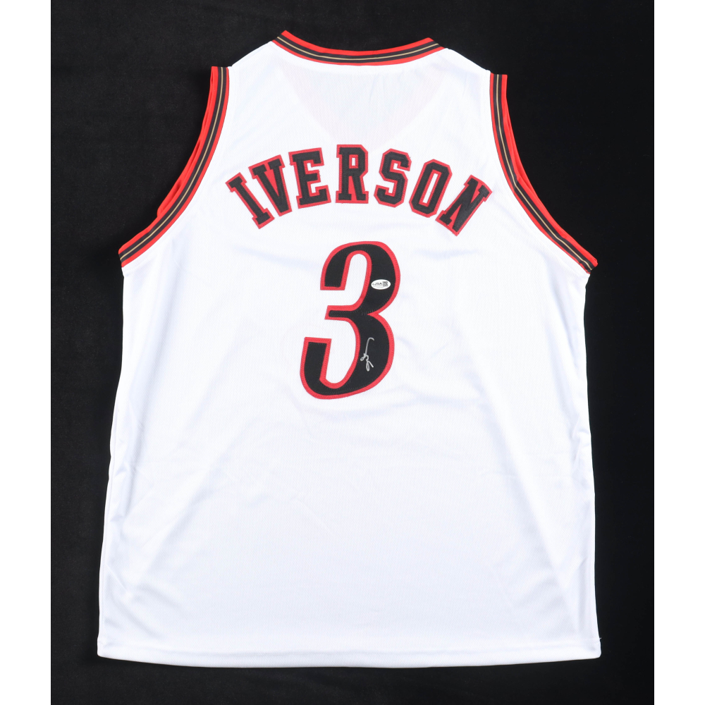 Allen Iverson Signed Jersey (JSA) at PristineAuction.com