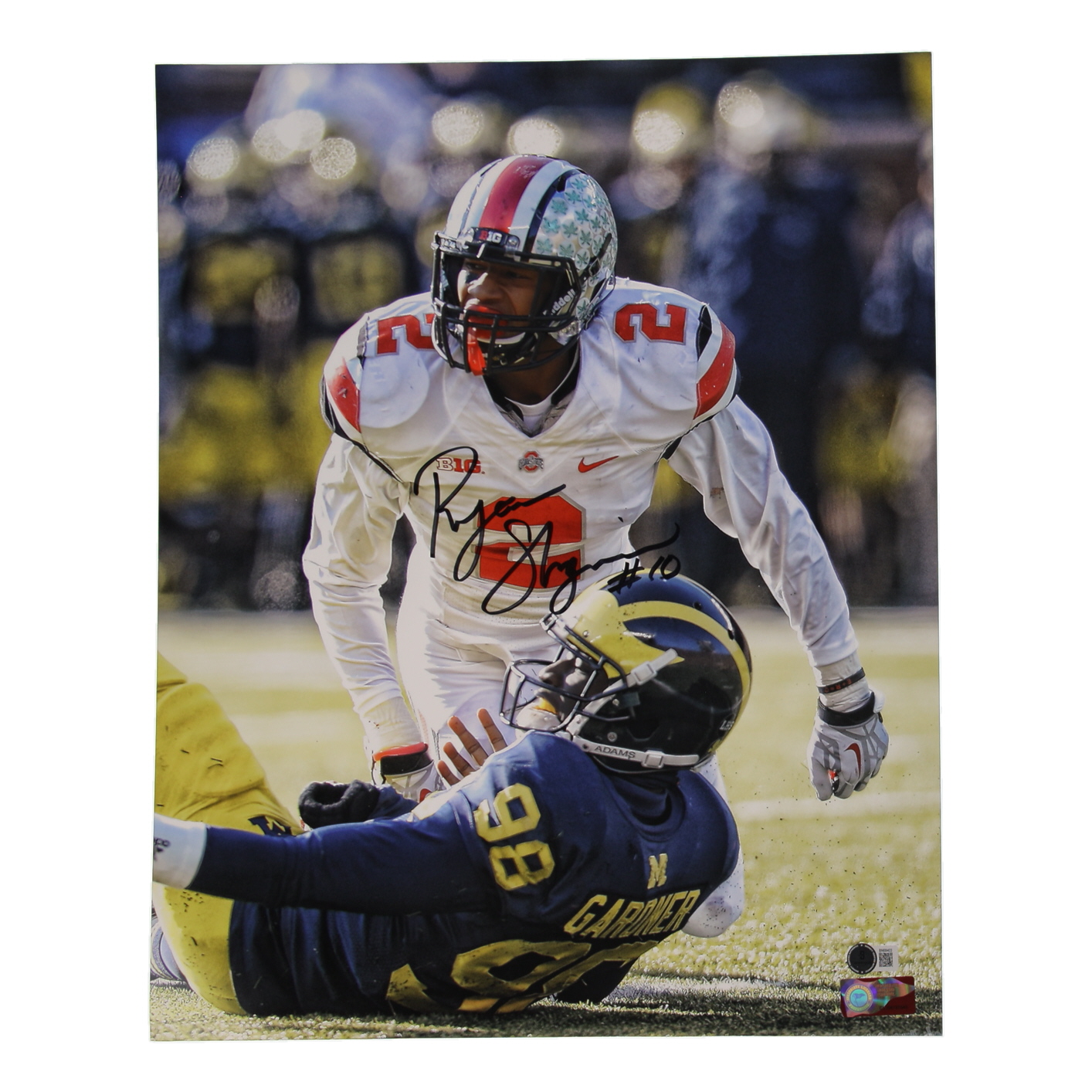 Ryan Shazier Signed Ohio State Buckeyes 16x20 Photo (Beckett) at PristineAuction.com Ryan Shazier Signed Ohio State Buckeyes 16x20 Photo (Beckett) at PristineAuction.com