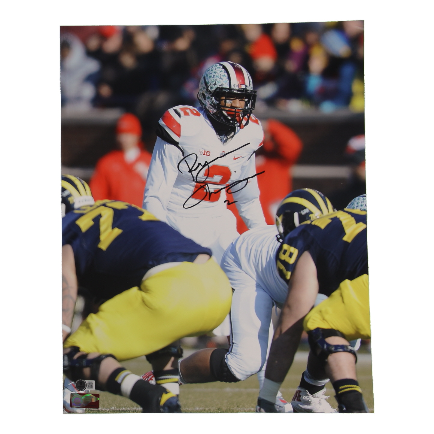 Ryan Shazier Signed Ohio State Buckeyes 16x20 Photo (Beckett) at PristineAuction.com Ryan Shazier Signed Ohio State Buckeyes 16x20 Photo (Beckett) at PristineAuction.com