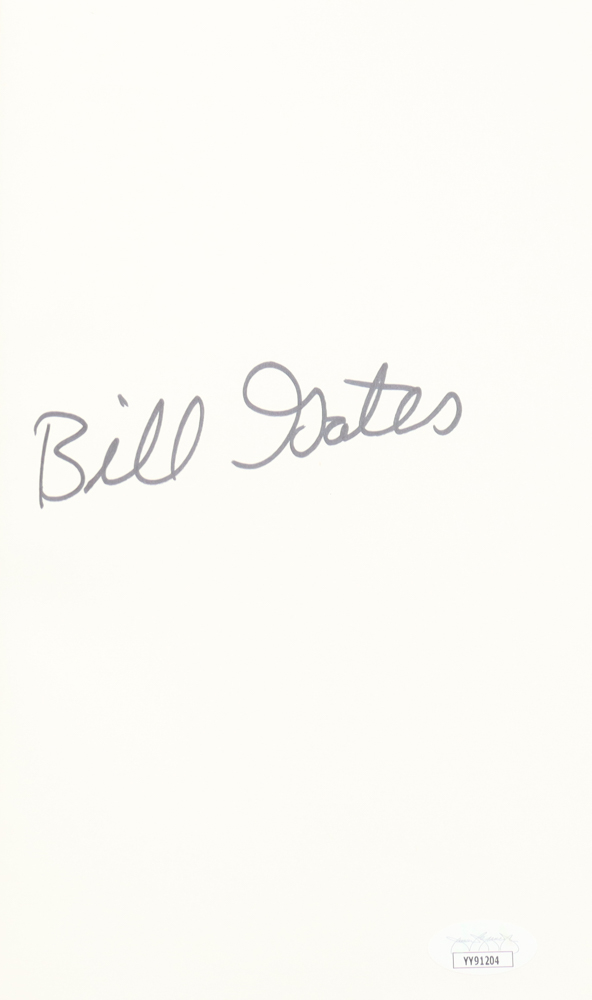 Bill Gates Signed "Source Code: My Beginnings" Hardcover Book (JSA) at PristineAuction.com Bill Gates Signed "Source Code: My Beginnings" Hardcover Book (JSA) at PristineAuction.com