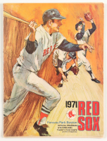 1971 Red Sox Fenway Park Original On-Site Program at PristineAuction.com