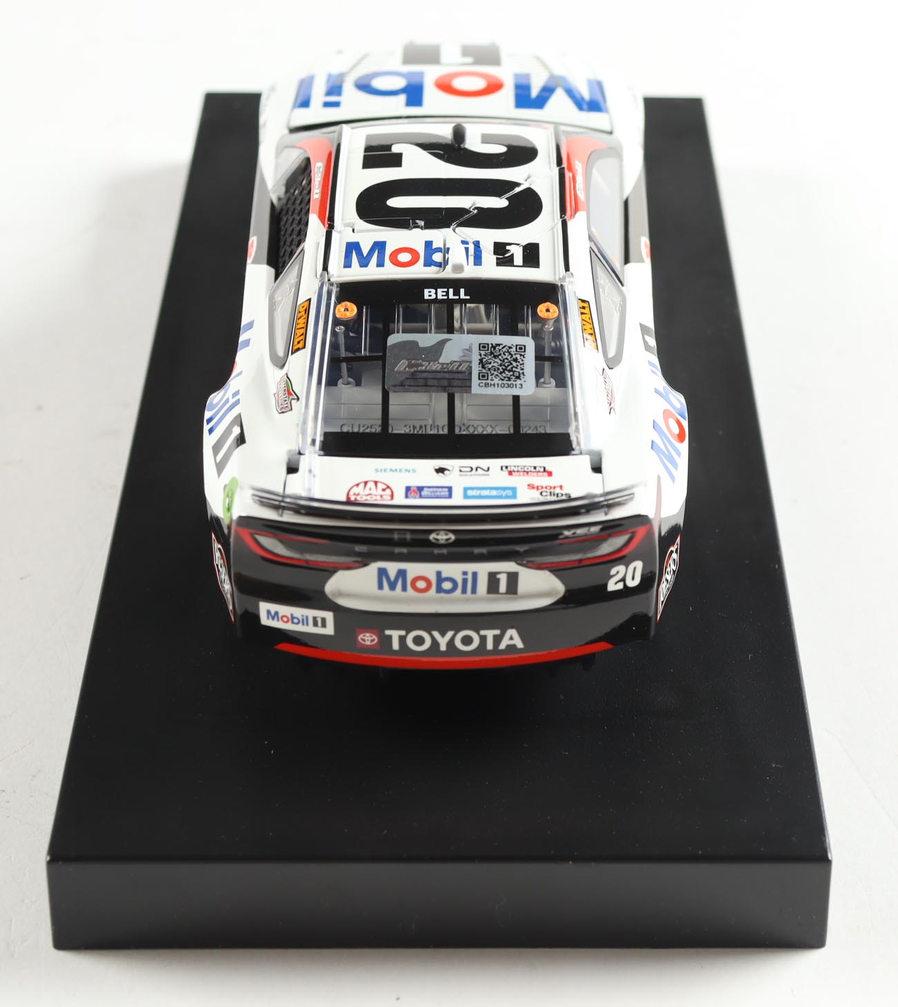 Christopher Bell Signed 2025 #20 Mobil 1 Camry | 1:24 Diecast Car (Bell COA) at PristineAuction.com Christopher Bell Signed 2025 #20 Mobil 1 Camry | 1:24 Diecast Car (Bell COA) at PristineAuction.com