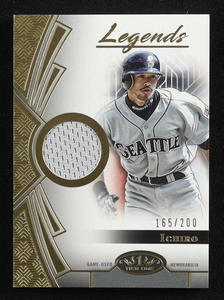 Ichiro Suzuki 2023 Topps Legends Tier One #T1LR-I #165/200 at PristineAuction.com Ichiro Suzuki 2023 Topps Legends Tier One #T1LR-I #165/200 at PristineAuction.com