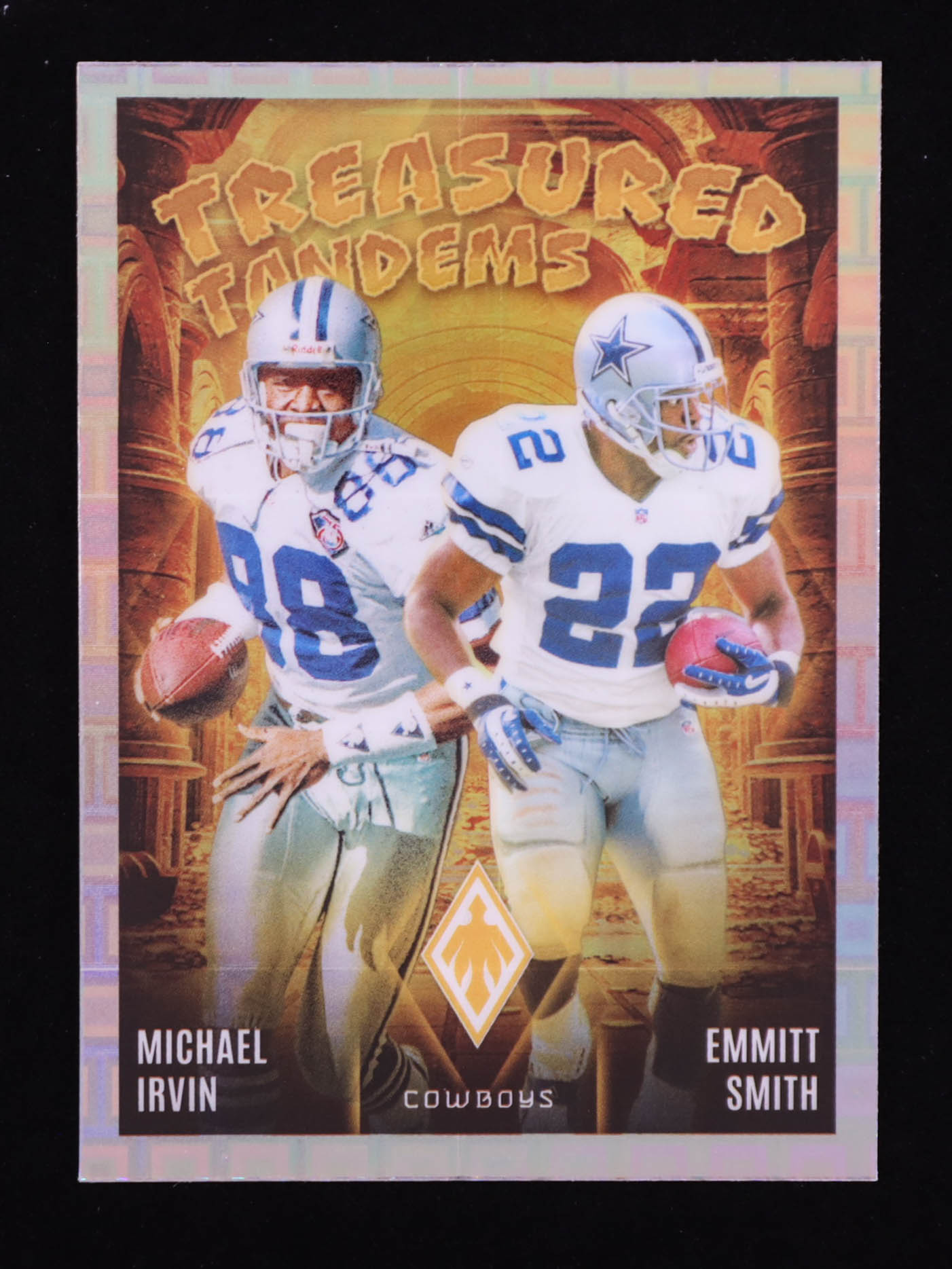 Emmitt Smith / Michael Irvin 2024 Panini Phoenix Treasured Tandems Pandora #2 at PristineAuction.com Emmitt Smith / Michael Irvin 2024 Panini Phoenix Treasured Tandems Pandora #2 at PristineAuction.com