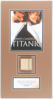 "Titanic" Custom Matted Movie Prop Ship Piece Display at PristineAuction.com