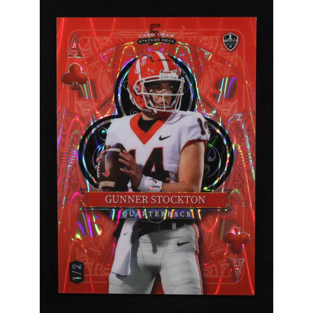 Gunner Stockton 2024 Wild Card 5 Card Draw Stacked Deck Ace #SDPC-GSN RC #1/2 at PristineAuction.com