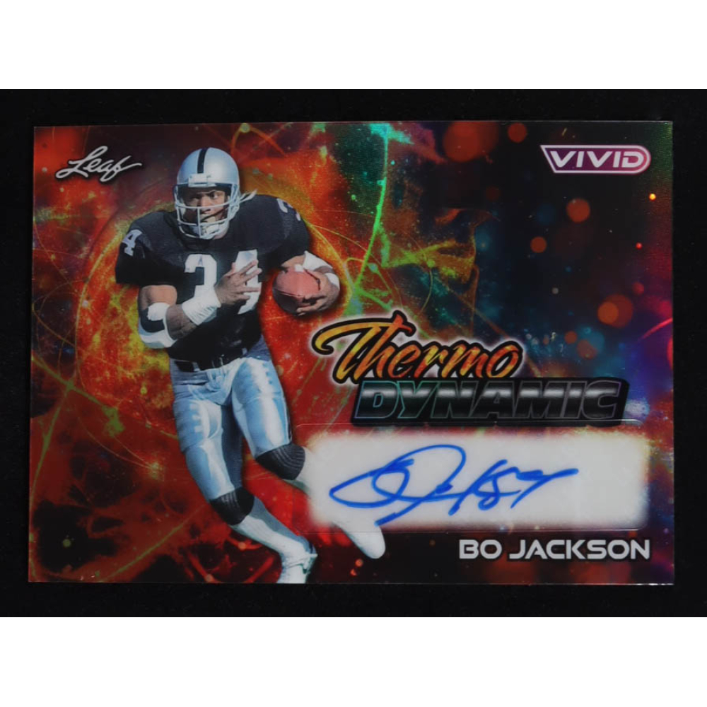 Bo Jackson 2025 Leaf Thermo Dynamics Vivid Auto #TH-BJ1 #5/5 at PristineAuction.com