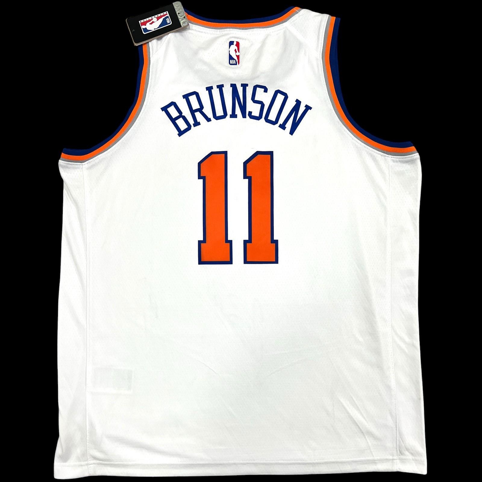 Jalen Brunson Signed Knicks Nike Authentic Jersey (JSA) at PristineAuction.com Jalen Brunson Signed Knicks Nike Authentic Jersey (JSA) at PristineAuction.com