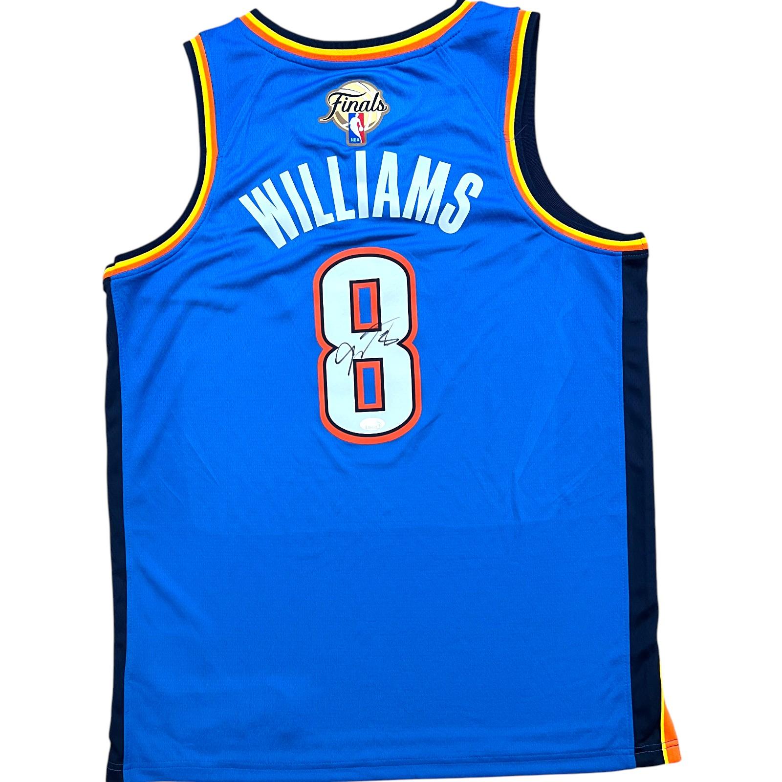 Jalen Williams Signed Thunder Nike Authentic Jersey (JSA) at PristineAuction.com Jalen Williams Signed Thunder Nike Authentic Jersey (JSA) at PristineAuction.com