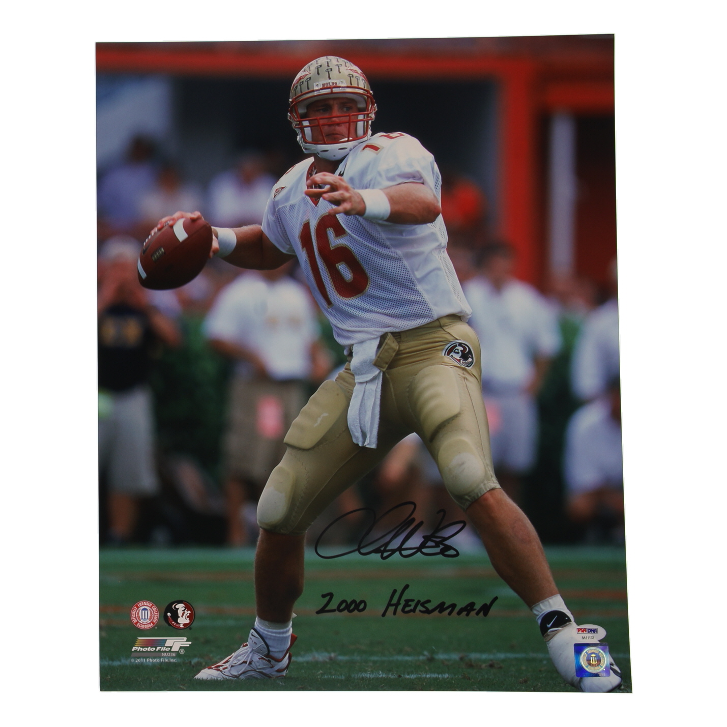 Chris Weinke Signed Florida State Seminoles 16x20 Photo Inscribed "2000 Heisman" (PSA) at PristineAuction.com Chris Weinke Signed Florida State Seminoles 16x20 Photo Inscribed "2000 Heisman" (PSA) at PristineAuction.com