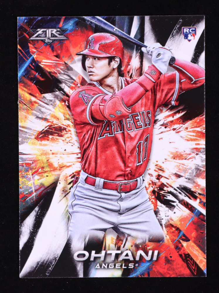 Shohei Ohtani 2018 Topps Fire #150 RC