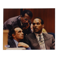 O.J. Simpson & Johnnie Cochran Signed 8x10 Photo (PSA) at PristineAuction.com