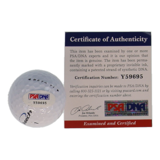 Rickie Fowler Signed Golf Ball (PSA) at PristineAuction.com Rickie Fowler Signed Golf Ball (PSA) at PristineAuction.com