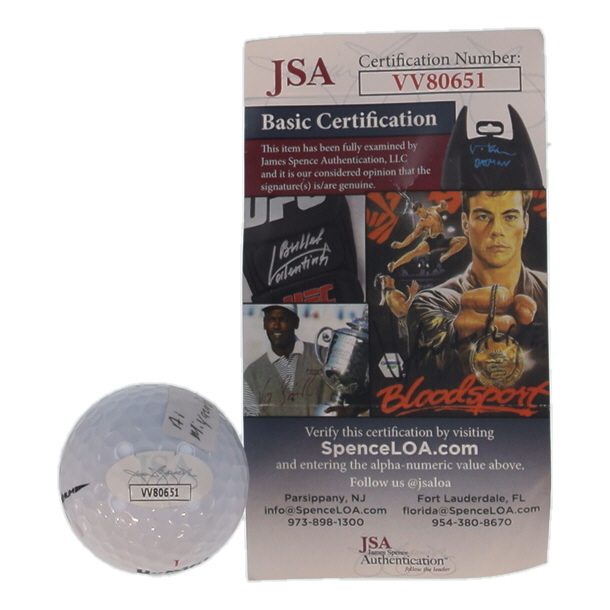 Ai Miyazato Signed Golf Ball (JSA) at PristineAuction.com Ai Miyazato Signed Golf Ball (JSA) at PristineAuction.com